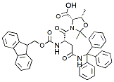Molecular structure of the compound: Fmoc-Asn(Trt)-Thr(Psi(Me,Me)pro)-OH