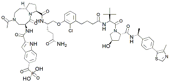 Molecular structure of the compound BP-43798