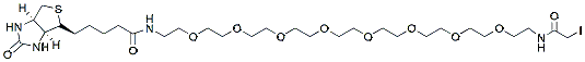 Molecular structure of the compound: Biotin-PEG8-iodide