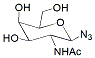 Molecular structure of the compound: Beta-GalNAc-azide