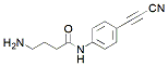 Molecular structure of the compound: APN-C4-amine, HCl salt