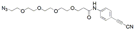 Molecular structure of the compound: APN-PEG4-azide