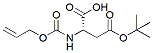 Molecular structure of the compound: Alloc-Asp(OtBu)-OH