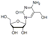 Molecular structure of the compound: 5-Hydroxymethylcytidine