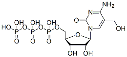 Molecular structure of the compound: 5-Hydroxymethyl CTP