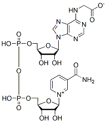Molecular structure of the compound: N6-Carboxymethyl-Nicotinamide Adenine Dinucleotide