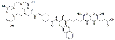 Molecular structure of the compound: Vipivotide tetraxetan