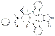 Molecular structure of the compound: Midostaurin