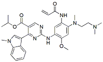 Molecular structure of the compound: Mobocertinib