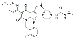 Molecular structure of the compound: Relugolix