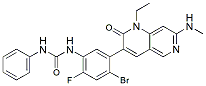 Molecular structure of the compound: Ripretinib