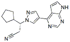 Molecular structure of the compound: Ruxolitinib