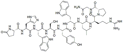 Molecular structure of the compound: Triptorelin