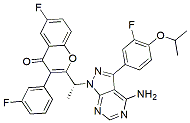 Molecular structure of the compound: Umbralisib