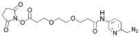 Molecular structure of the compound: Picolyl azide-PEG2-NHS ester
