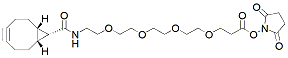 Molecular structure of the compound: endo-BCN-amido-PEG4-NHS ester