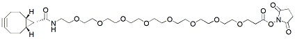 Molecular structure of the compound: endo-BCN-amido-PEG8-NHS ester