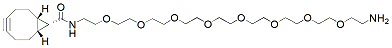 Molecular structure of the compound: endo-BCN-amido-PEG8-amine