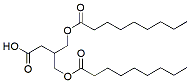 Molecular structure of the compound: 4-(nonanoyloxy)-3-((nonanoyloxy)methyl)butanoic acid