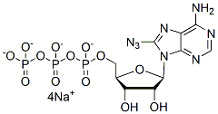 Molecular structure of the compound: 8-azido-ATP sodium salt