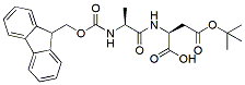 Molecular structure of the compound: Fmoc-Ala-Asp(t-Bu)-OH