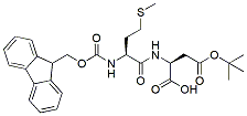 Molecular structure of the compound: Fmoc-Met-Asp(t-Bu)-OH