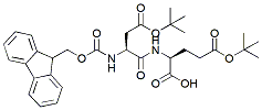 Molecular structure of the compound: Fmoc-Asp(t-Bu)-Glu(t-Bu)-OH
