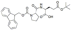 Molecular structure of the compound: Fmoc-Pro-Glu(t-Bu)-OH