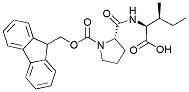 Molecular structure of the compound: Fmoc-Pro-Ile-OH