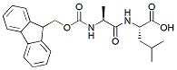 Molecular structure of the compound: Fmoc-Ala-Leu-OH