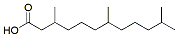 Molecular structure of the compound: 3,7,11-Trimethyldodecanoic acid