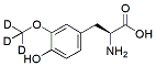 Molecular structure of the compound: 3-O-Methyldopa-d3 (3-OMD-d3)