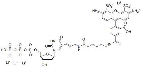 Molecular structure of the compound: BP Fluor 488 dUTP