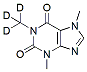 Molecular structure of the compound: Caffeine-d3