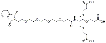 Molecular structure of the compound: Phthalamide-PEG4-tris-PEG1-acid