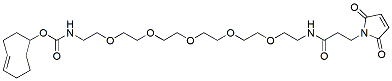 Molecular structure of the compound: TCO-PEG5-Amido-Maleimide