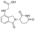 Molecular structure of the compound: (2-(2,6-Dioxopiperidin-3-yl)-1-oxoisoindolin-4-yl)glycine