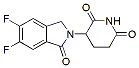 Molecular structure of the compound: 3-(5,6-Difluoro-1-oxoisoindolin-2-yl)piperidine-2,6-dione