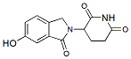 Molecular structure of the compound: 3-(6-Hydroxy-1-oxoisoindolin-2-yl)piperidine-2,6-dione