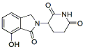 Molecular structure of the compound: 3-(7-Hydroxy-1-oxoisoindolin-2-yl)piperidine-2,6-dione