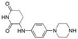 Molecular structure of the compound: 3-((4-(Piperazin-1-yl)phenyl)amino)piperidine-2,6-dione hydrochloride
