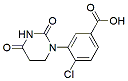 Molecular structure of the compound: 4-Chloro-3-(2,4-dioxotetrahydropyrimidin-1(2H)-yl)benzoic acid