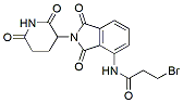 Molecular structure of the compound: 3-Bromo-N-(2-(2,6-dioxopiperidin-3-yl)-1,3-dioxoisoindolin-4-yl)propanamide