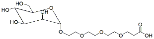 Molecular structure of the compound: Acid-PEG4-alpha-D-mannose