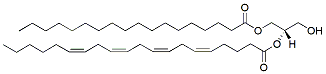 Molecular structure of the compound: Stearoyl-2-Arachidonoyl-sn-Glycerol