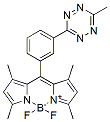 Molecular structure of the compound: Methyltetrazine-BODIPY