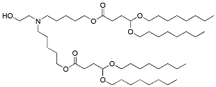 Molecular structure of the compound: LNP Lipid-4