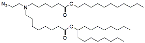 Molecular structure of the compound: Ionizable lipid Az1