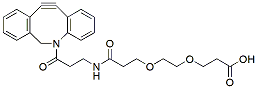 Molecular structure of the compound: DBCO-NHCO-PEG2-Acid
