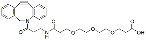 Molecular structure of the compound: DBCO-NHCO-PEG3-Acid